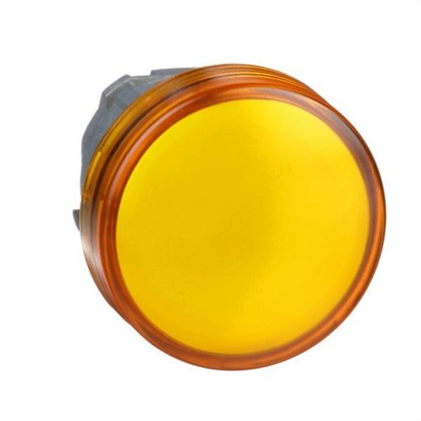 SCHNEIDER ELECTRIC ZB4BV053 Cabeza piloto luminoso diámetro 22 redonda con lente lisa naranja