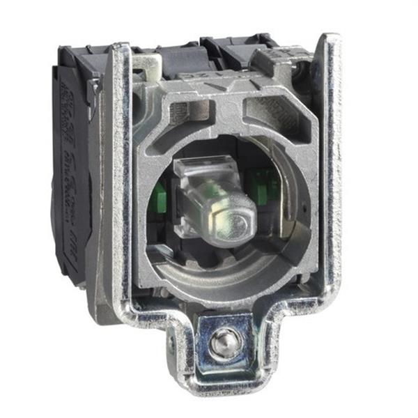 SCHNEIDER ELECTRIC ZB4BW0M45 Cuerpo diámetro 22mm 230-240V 1 NA/NC con LED rojo tornillo embellecedor metálico