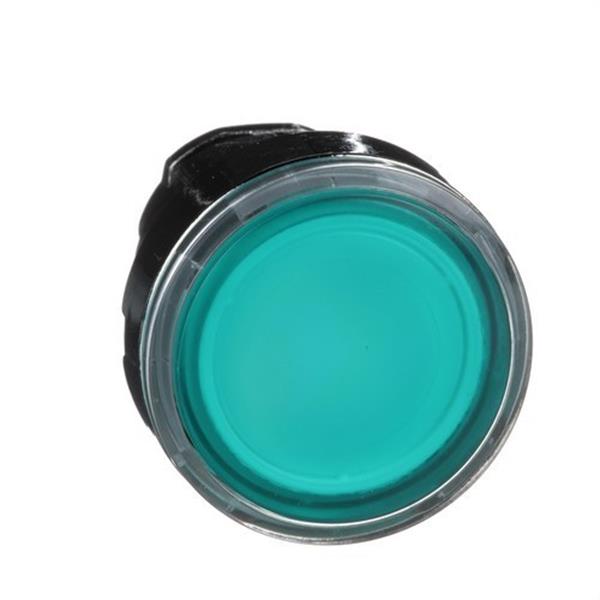 SCHNEIDER ELECTRIC ZB4BW333 Cabeza pulsador luminoso diámetro 22 rasante verde embellecedor metálico
