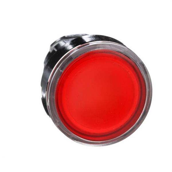 SCHNEIDER ELECTRIC ZB4BW343 Cabeza pulsador luminoso diámetro 22 rasante roja embellecedor metálico