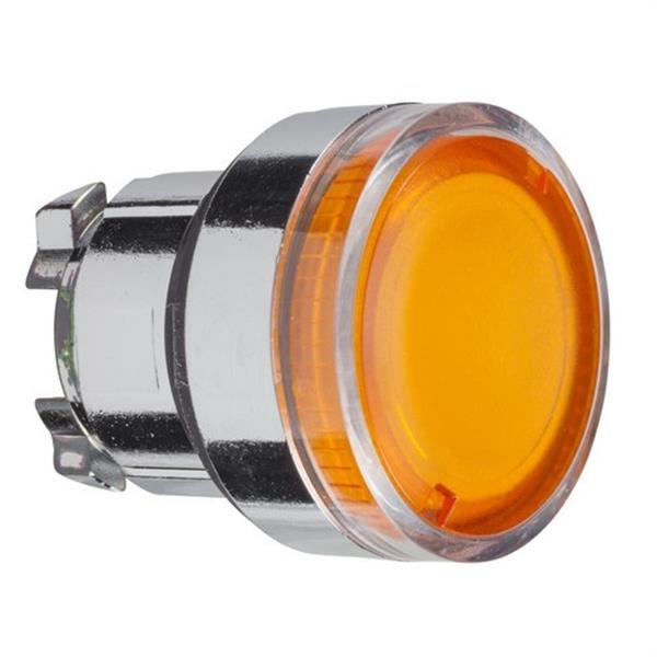SCHNEIDER ELECTRIC ZB4BW35 Cabeza pulsador luminoso diámetro 22 rasante amarilla embellecedor metálico