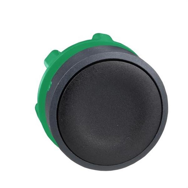 SCHNEIDER ELECTRIC ZB5AA2 Cabeza pulsador diámetro 22 rasante negro embellecedor plástico