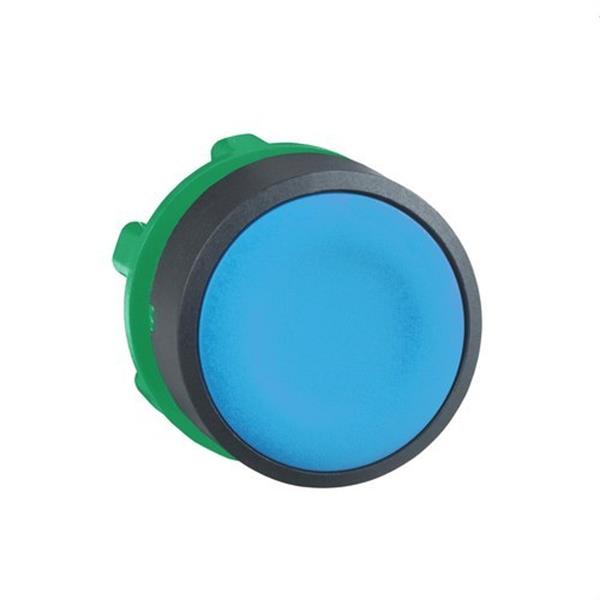 SCHNEIDER ELECTRIC ZB5AA6 Cabeza pulsador diámetro 22 rasante azul embellecedor plástico