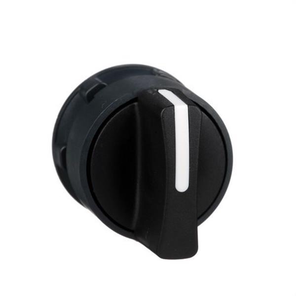 SCHNEIDER ELECTRIC ZB5AD2 Cabeza selector diámetro 22 maneta corta negra 2 fijación embellecedor plástico
