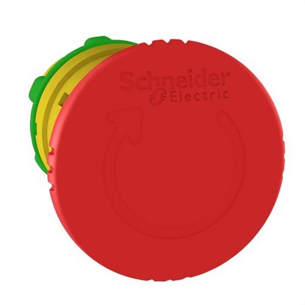SCHNEIDER ELECTRIC ZB5AS844 Cabeza pulsador seta diámetro 40 girar roja embellecedor plástico