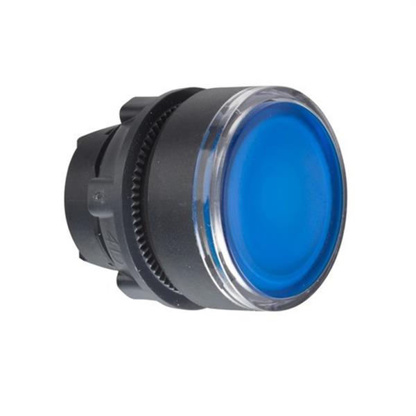 SCHNEIDER ELECTRIC ZB5AW363 Cabeza pulsador luminoso diámetro 22 rasante azul embellecedor plástico