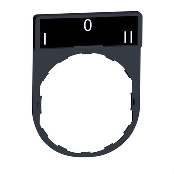 SCHNEIDER ELECTRIC ZBY2186 Portaetiquetas estándar 30x40 etiqueta-I-O-II-