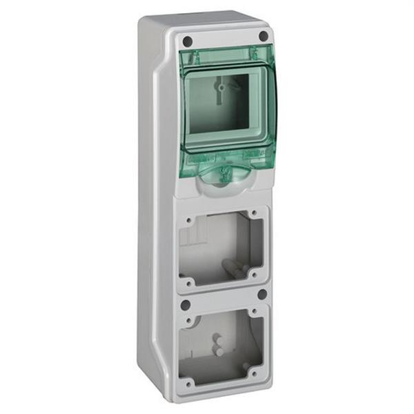 SCHNEIDER ELECTRIC 13176 Minicofret KAEDRA para tomas industriales 98x310mm con 4 módulos