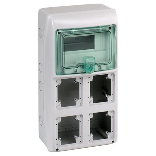 SCHNEIDER ELECTRIC 13179 Cofre KAEDRA con 8 módulos 4 abertura 90x100