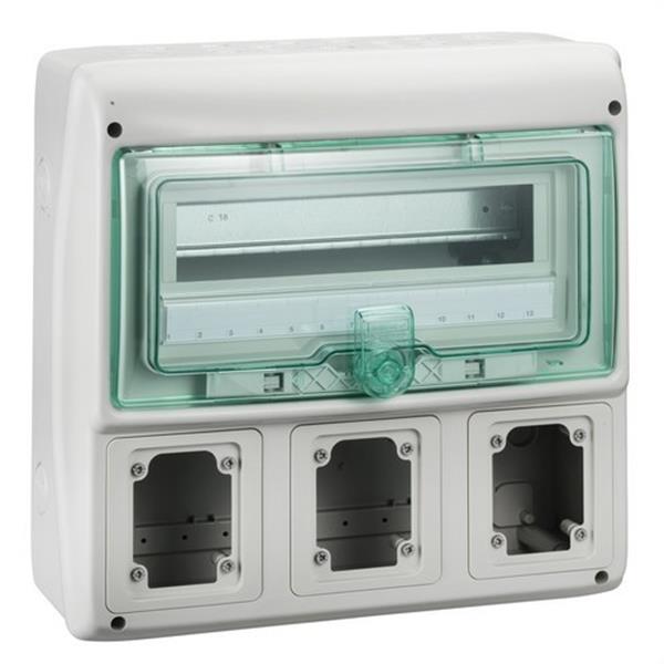 SCHNEIDER ELECTRIC 13180 Cofre KAEDRA 12 + 1 módulo 3 abertura 90x100