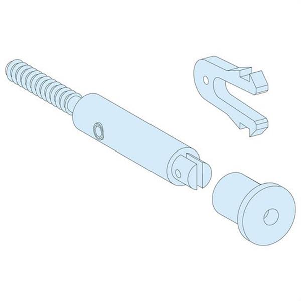 SCHNEIDER ELECTRIC 13947 Kit sellado 2 tornillos y 4 fijadores accesorio de cofret