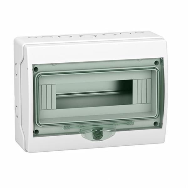 SCHNEIDER ELECTRIC 13979 Cofret de superficie mini KAEDRA IP65 1x12 módulos puerta transparente 200x267x112