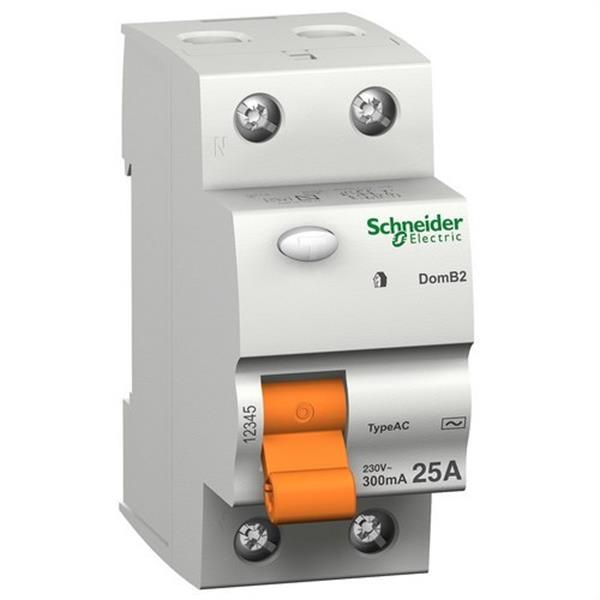 SCHNEIDER ELECTRIC 15244 Interruptor diferencial DOMAE 2P 25A 30mA CA