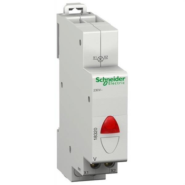 SCHNEIDER ELECTRIC 18320 Piloto V simple rojo 110-230V CA