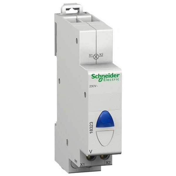 SCHNEIDER ELECTRIC 18323 Piloto V simple azul 110-230V CA