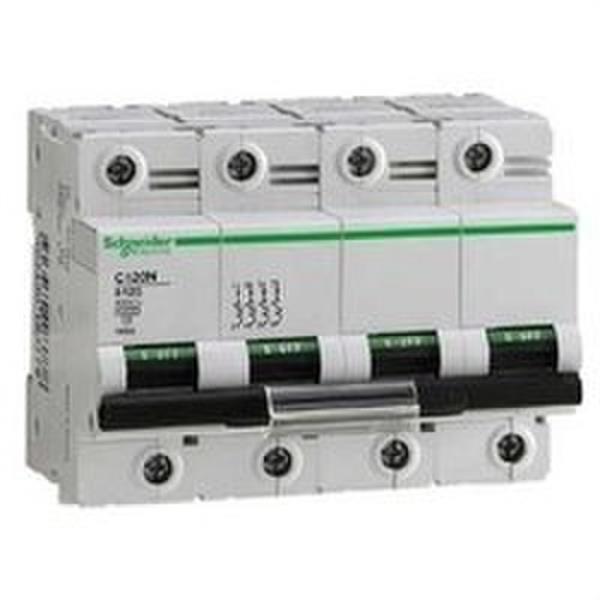 SCHNEIDER ELECTRIC 18371 Interruptor magnetotérmico C120N 4P 63A curva-C