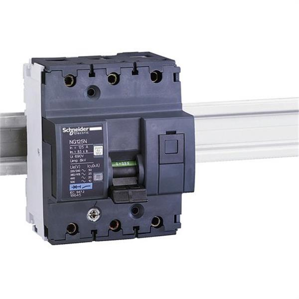 SCHNEIDER ELECTRIC 18639 Interruptor magnetotérmico NG125N 3P 63A curva-C