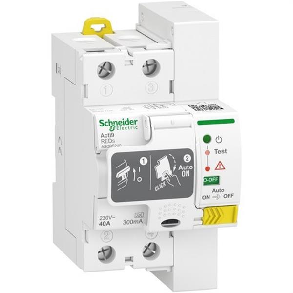 SCHNEIDER ELECTRIC A9CR5240 Reconectador diferencial 40A 300mA REDs