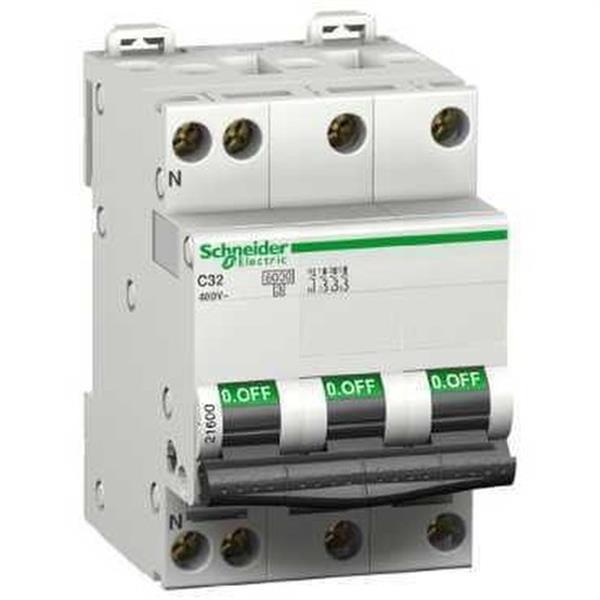 SCHNEIDER ELECTRIC 21596 Interruptor magnetotérmico iDPN-N 3P+N 10A curva-C