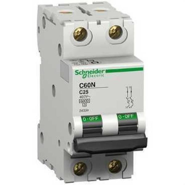 SCHNEIDER ELECTRIC 24342 Interruptor automático magnetotérmico iC60N 2P 50A curva-C