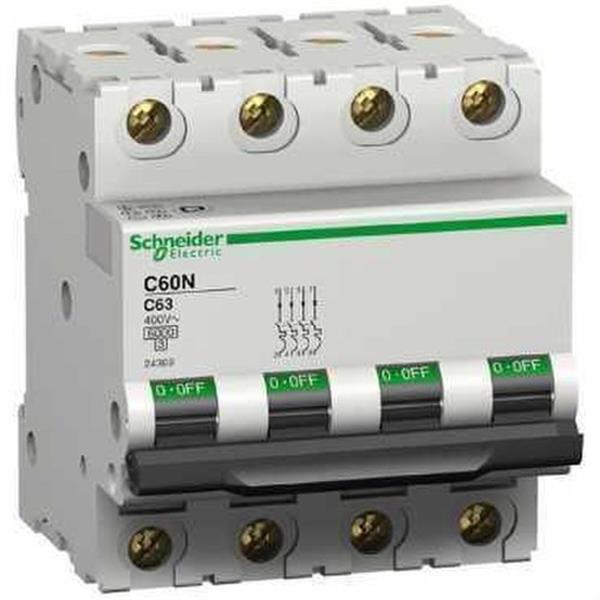 SCHNEIDER ELECTRIC 24361 Interruptor automático magnetotérmico iC60N 4P 6A curva-C