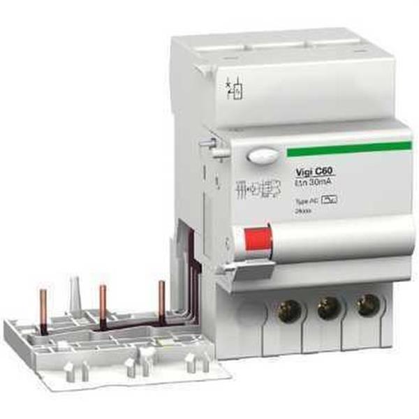 SCHNEIDER ELECTRIC 26518 Bloque diferencial VIGI C60/25 3P 30mA AC instantáneo