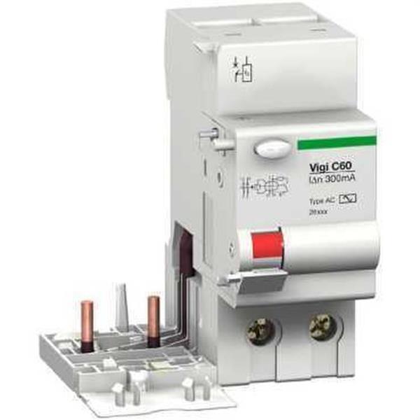 SCHNEIDER ELECTRIC 26537 Bloque diferencial VIGI C60/40 2P 30mA AC instantáneo