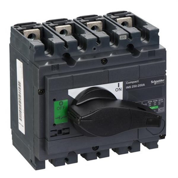 SCHNEIDER ELECTRIC 31103 Interruptor INTERPACT INS250-200A 4P estándar