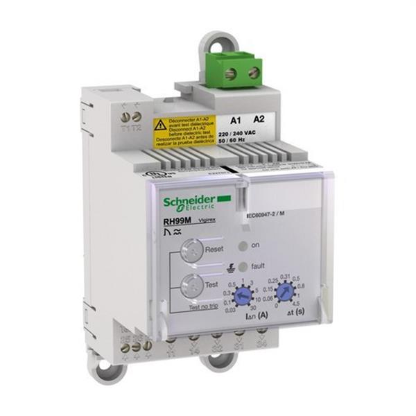 SCHNEIDER ELECTRIC 56173 Relé diferencial RH99M 220-240V CA 0,03A-30A