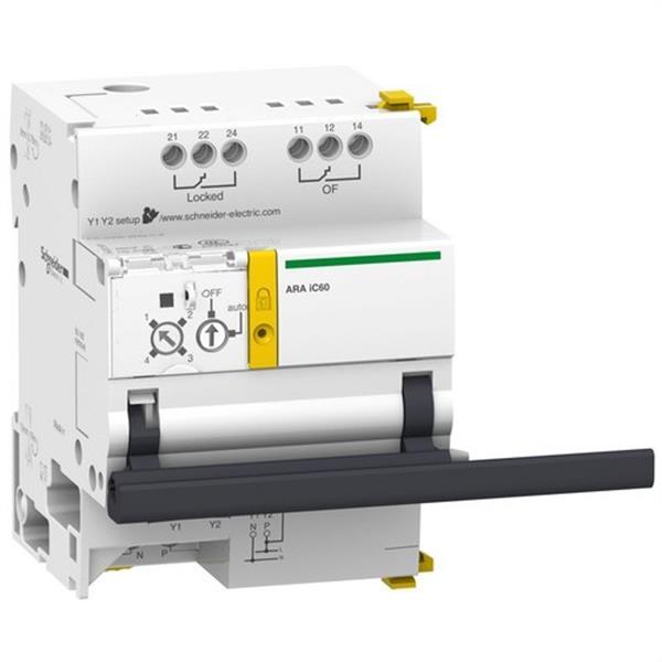 SCHNEIDER ELECTRIC A9C70134 Mando motorizado con reconexión automática ARA para iC60 3P/4P con 4 programas