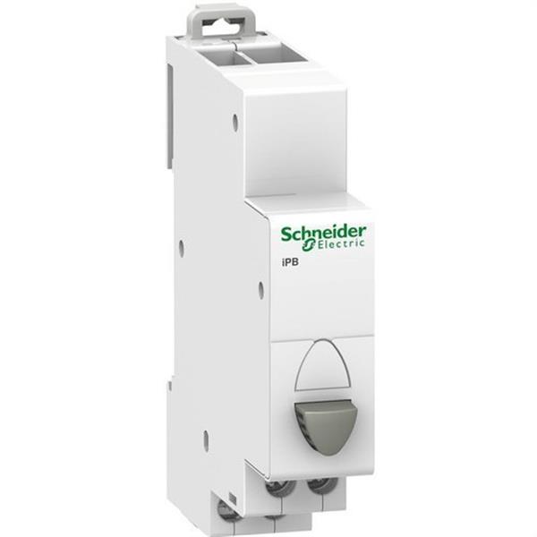 SCHNEIDER ELECTRIC A9E18033 Pulsador simple IPB 1 NA-1 NC gris