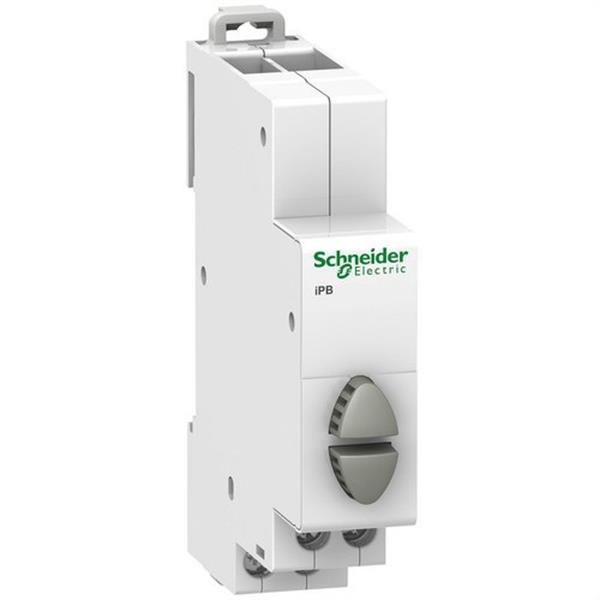 SCHNEIDER ELECTRIC A9E18035 Pulsador doble IPB 1 NA-1 NA gris / gris