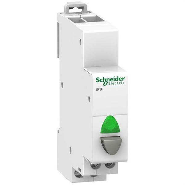 SCHNEIDER ELECTRIC A9E18038 Pulsador simple IPB 1 NA gris con indicador