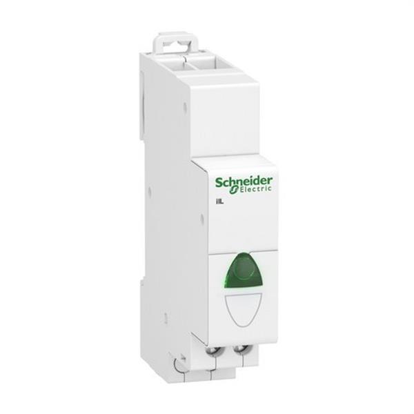SCHNEIDER ELECTRIC A9E18321 Piloto simple IIL 110-230V CA verde