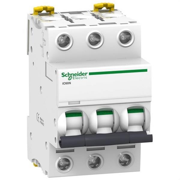SCHNEIDER ELECTRIC A9F75363 Interruptor automático magnetotérmico iC60N 3P 63A curva-D