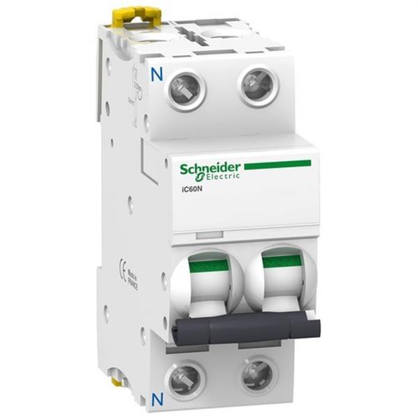 SCHNEIDER ELECTRIC A9F79606 Interruptor automático magnetotérmico iC60N 1P+N 6A curva-C
