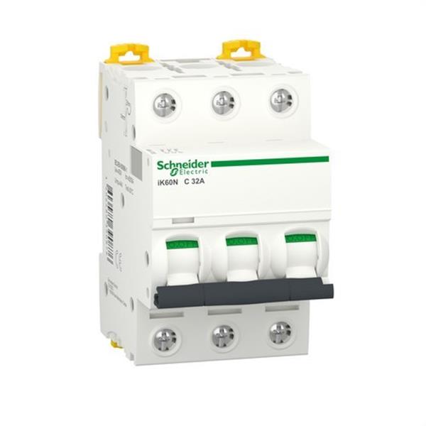 SCHNEIDER ELECTRIC A9K17332 Interruptor automático magnetotérmico iK60N 3P 32A curva-C