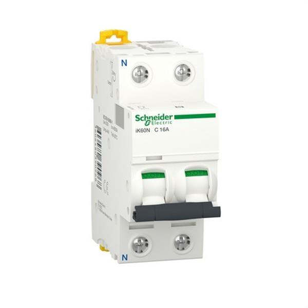 SCHNEIDER ELECTRIC A9K17616 Interruptor automático magnetotérmico iK60N 1P+N 16A curva-C