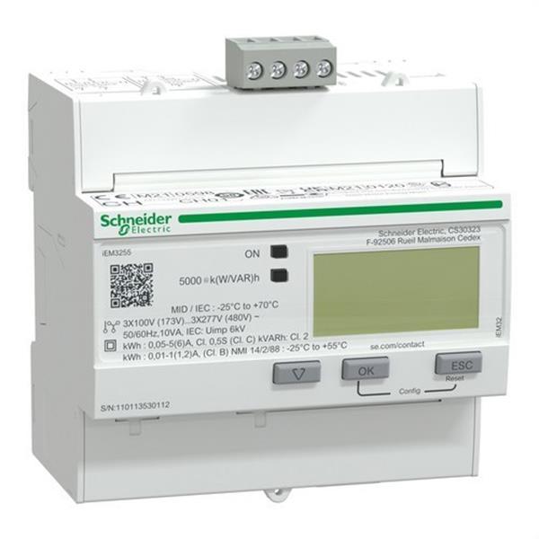 SCHNEIDER ELECTRIC A9MEM3255 Contador energía IEM3255Kw/h medida con TIs exterior