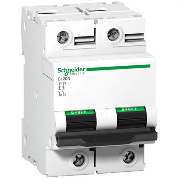 SCHNEIDER ELECTRIC A9N18362 Interruptor automático magnetotérmico C120N 2P 100A curva-C