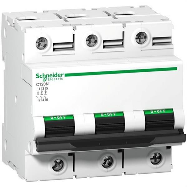SCHNEIDER ELECTRIC A9N18365 Interruptor automático magnetotérmico C120N 3P 80A curva-C