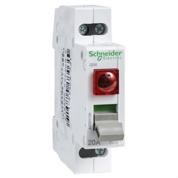 SCHNEIDER ELECTRIC A9S61132 Interruptor carga ISW con piloto 1P 32A 250V