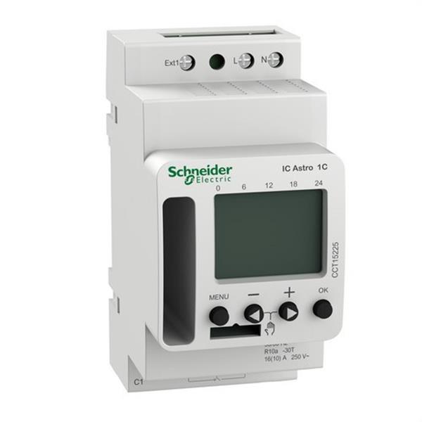 SCHNEIDER ELECTRIC CCT15225 Interruptor horario astronómico IC Astro 1 canal (BT)