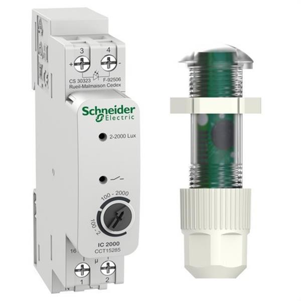 SCHNEIDER ELECTRIC CCT15285 Interruptor crepuscular IC2000 2-35LUX panel