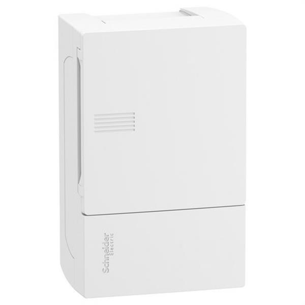 SCHNEIDER ELECTRIC MIP10104 Cofre mini PRAGMA superficie 4 módulos puerta plena