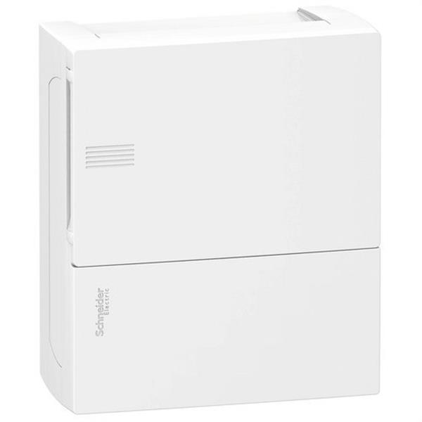 SCHNEIDER ELECTRIC MIP10108 Cofre mini PRAGMA superficie 8 módulos puerta plena