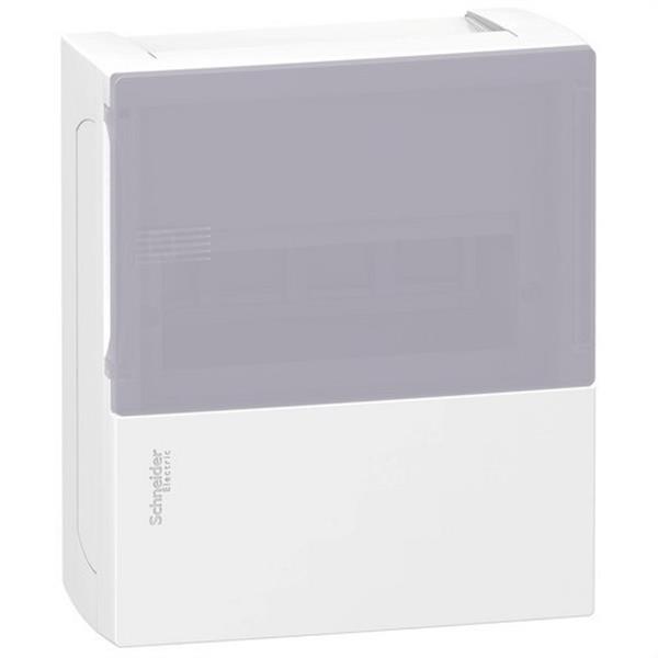 SCHNEIDER ELECTRIC MIP10108T Cofre mini PRAGMA superficie 8 módulos puerta ahumada