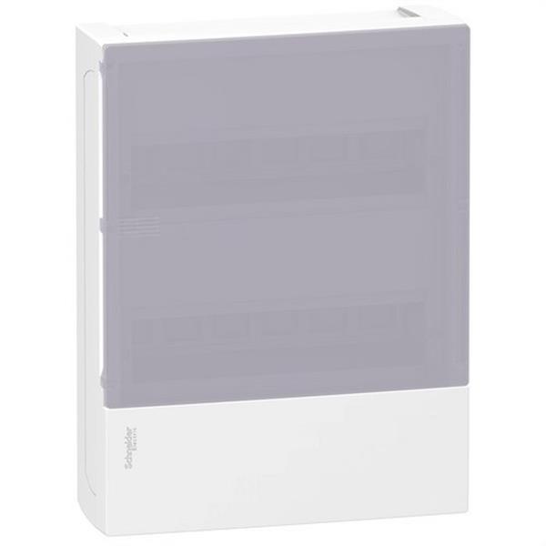 SCHNEIDER ELECTRIC MIP10212T Cofre mini PRAGMA superficie 24 módulos puerta ahumada