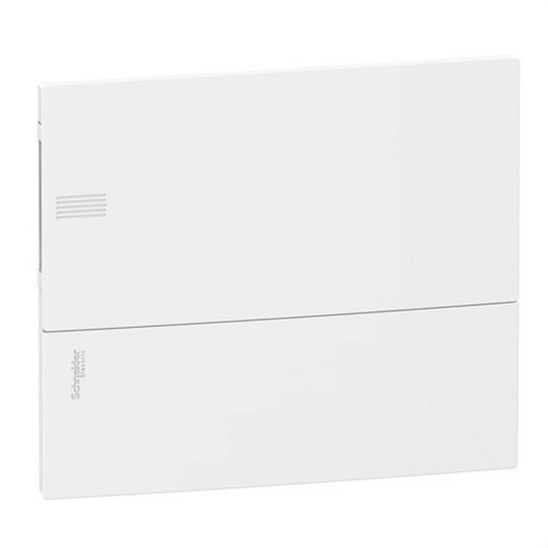 SCHNEIDER ELECTRIC MIP20112 Cofre mini PRAGMA empotrable 12 módulos puerta plena