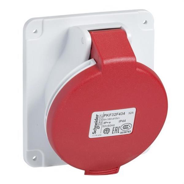 SCHNEIDER ELECTRIC PKF32F434 Base empotrar inclinada 32A 3P+TT 380-415V IP44